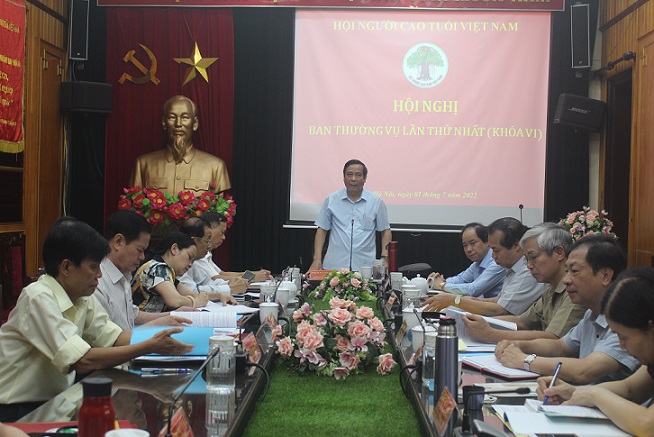 Hội nghị lần thứ nhất Ban Thường vụ Trung ương Hội NCT Việt Nam, khoá VI